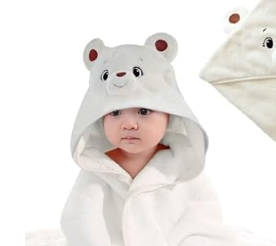 Serviette de bain à capuche